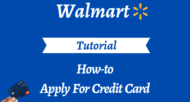 apply for walmart credit card